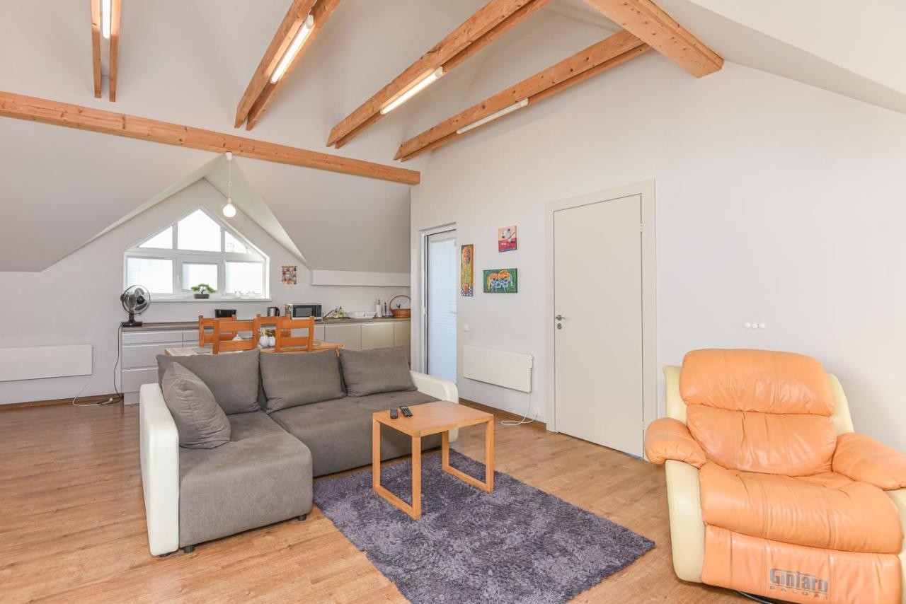Kotedzai Gulbes Takas Sventojoje Villa Šventoji Buitenkant foto