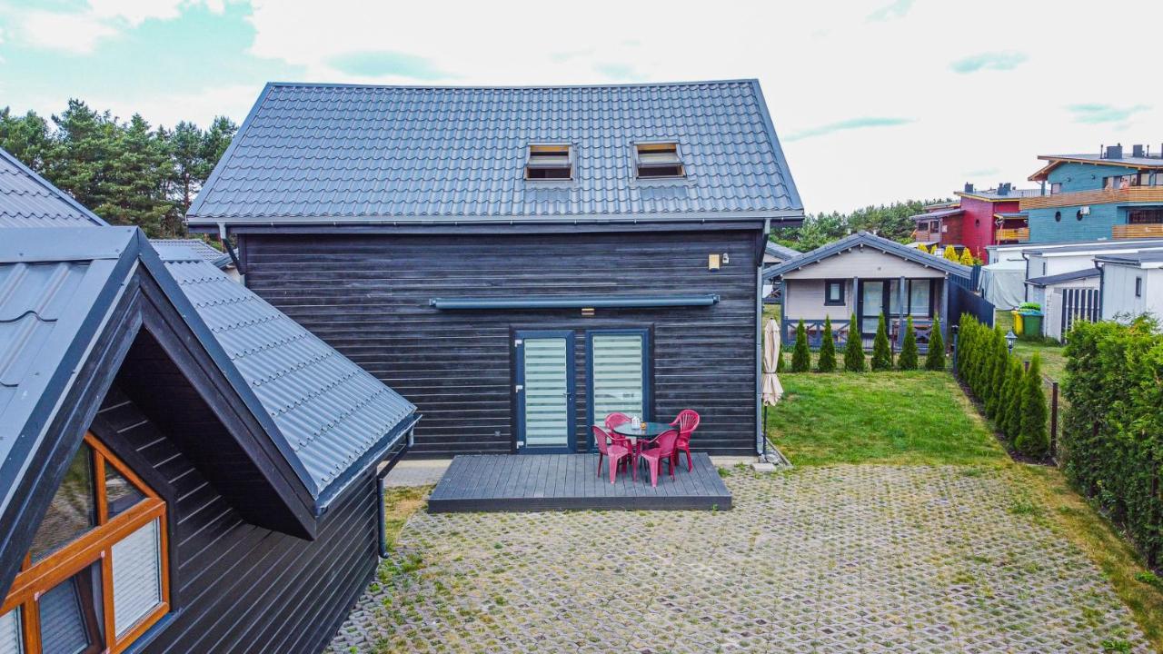 Kotedzai Gulbes Takas Sventojoje Villa Šventoji Buitenkant foto