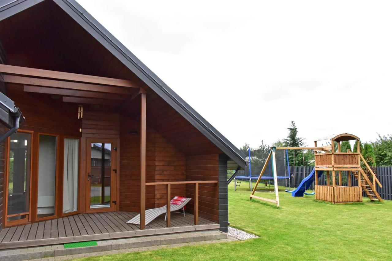 Kotedzai Gulbes Takas Sventojoje Villa Šventoji Buitenkant foto
