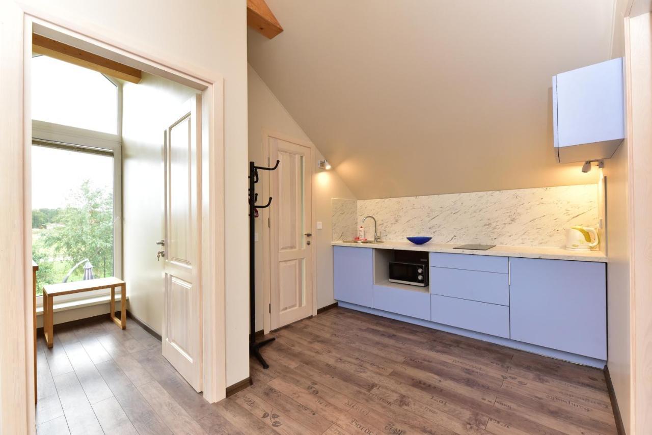 Kotedzai Gulbes Takas Sventojoje Villa Šventoji Buitenkant foto