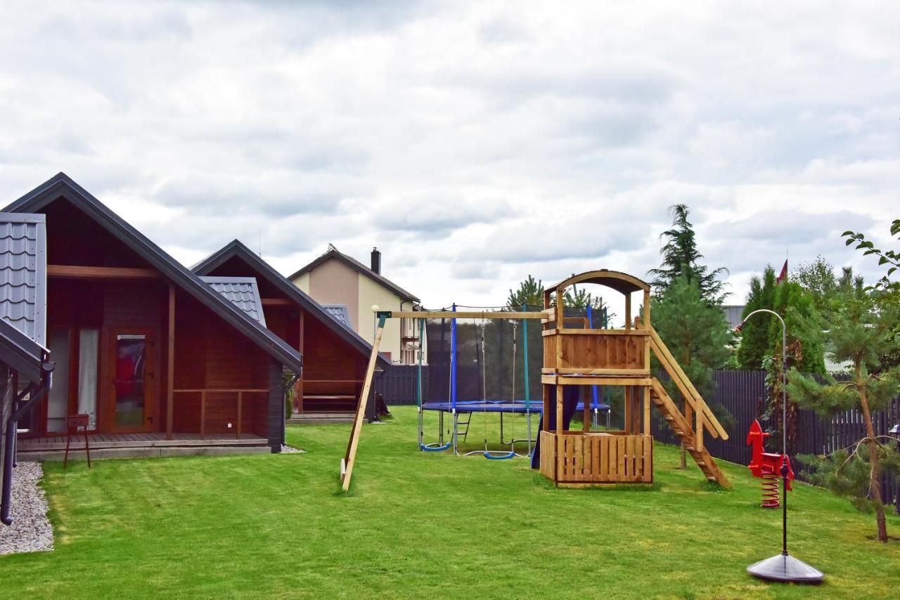 Kotedzai Gulbes Takas Sventojoje Villa Šventoji Buitenkant foto